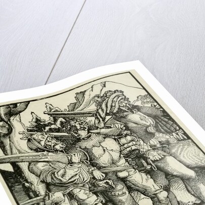 Landsknechts with Matchlocks, First Half of 16th cen by Anonymous