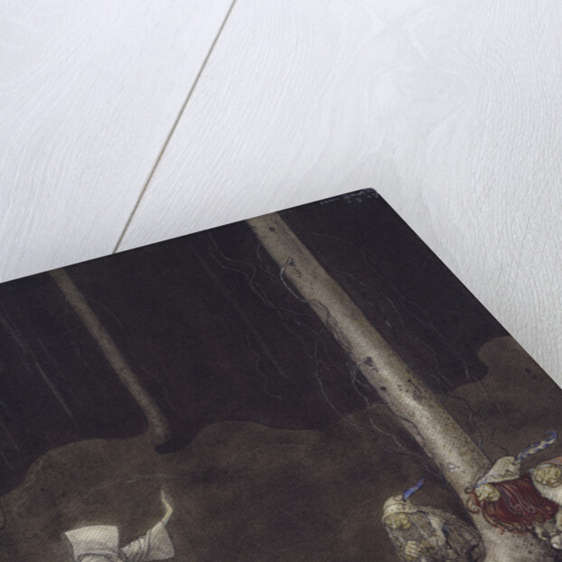 Brother Martin and Three Trolls, 1913 by Anonymous