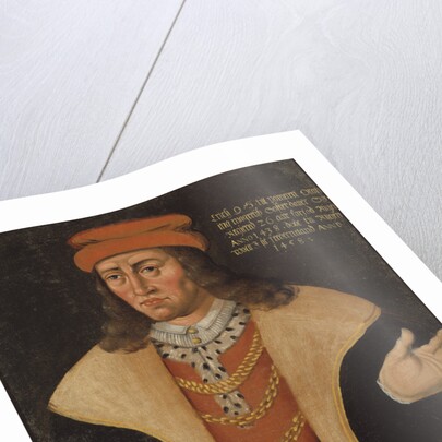 Portrait of Eric of Pomerania, King of Denmark, Norway and Sweden by Anonymous