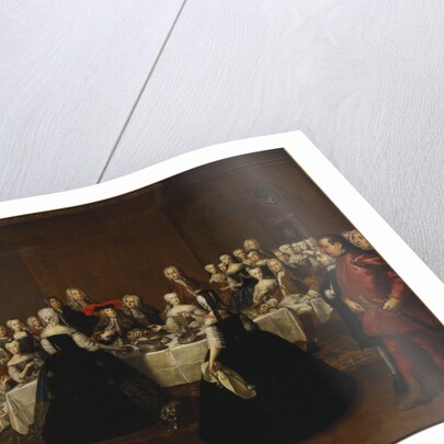 Feast table at the Vienna court (Grand Couvert), 1734 by Anonymous