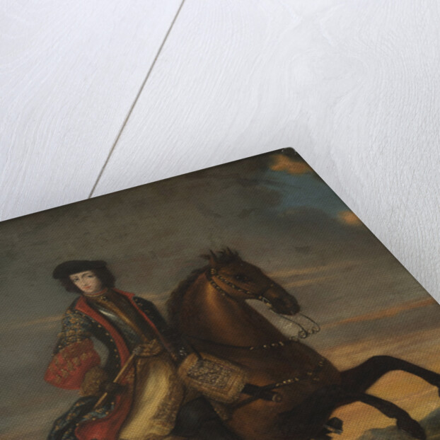 Portrait of Frederick IV, Duke of Holstein-Gottorp on Horeback, 1689 by Anonymous