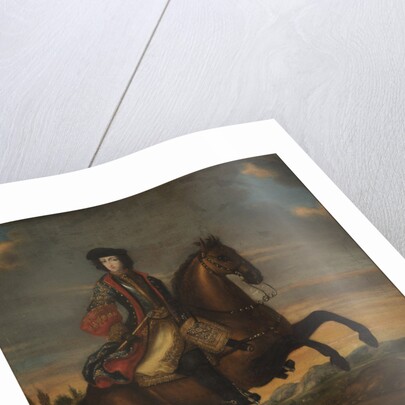 Portrait of Frederick IV, Duke of Holstein-Gottorp on Horeback, 1689 by Anonymous