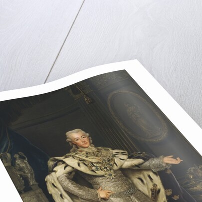 Portrait of King Gustav III of Sweden, 1777 by Anonymous