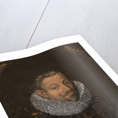 Portrait of Johann Tserclaes, Count of Tilly by Anonymous