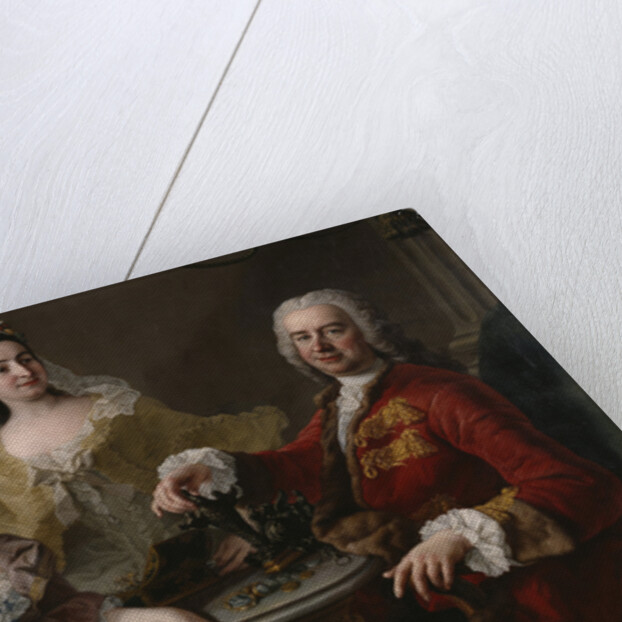 Joseph Angelo de France with Family, 1748 by Anonymous