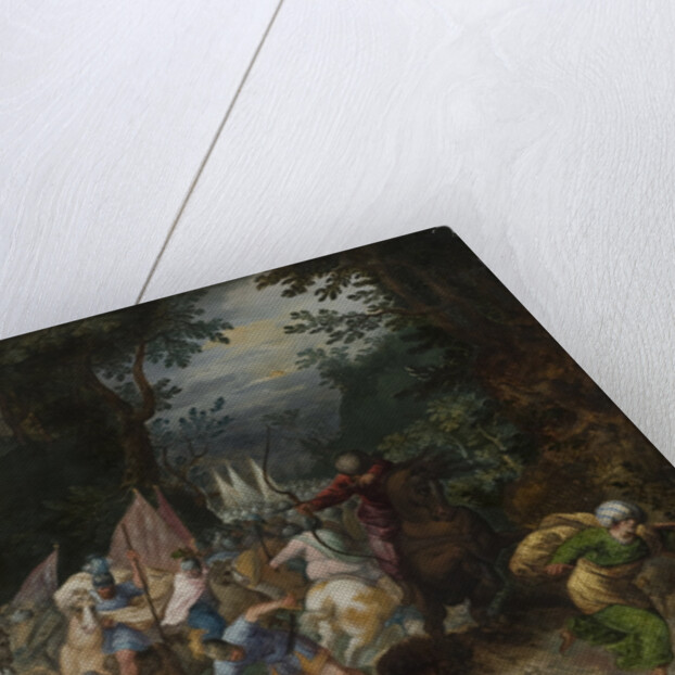 Battle between the Israelites and the Amalekites by Anonymous