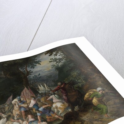 Battle between the Israelites and the Amalekites by Anonymous