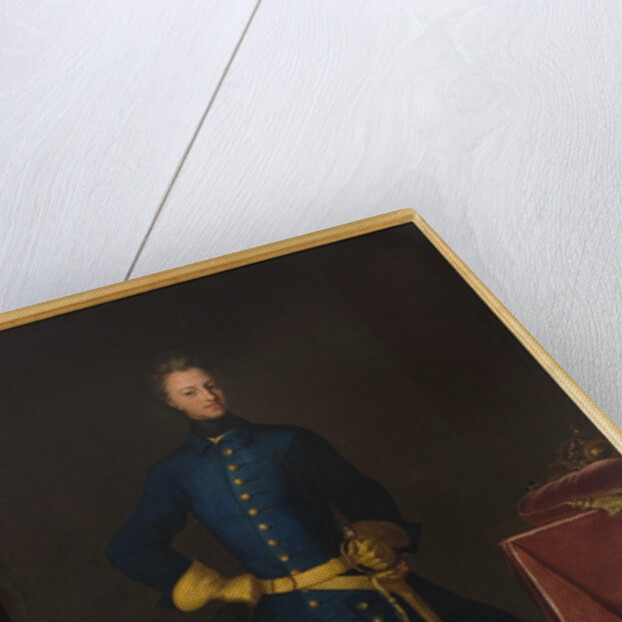 Portrait of the King Charles XII of Sweden by Anonymous