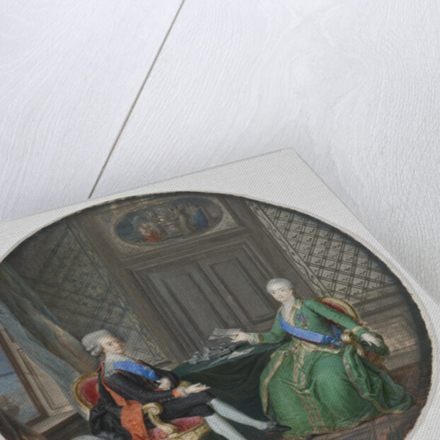 King Gustav III of Sweden and Catherine II of Russia in Fredrikshamn, 1784 by Anonymous
