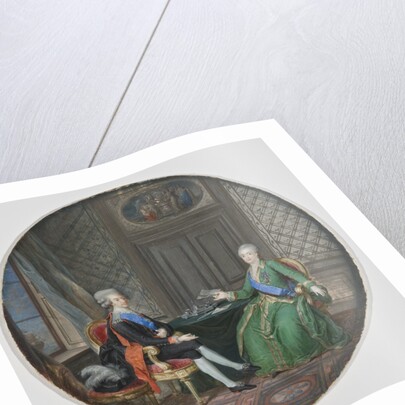 King Gustav III of Sweden and Catherine II of Russia in Fredrikshamn, 1784 by Anonymous