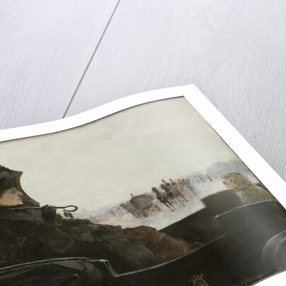 Lady in a landau carriage, Paris, 1882-1883 by Anonymous