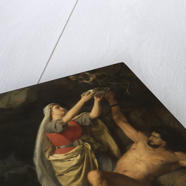 Loki and Sigyn, 1863 by Anonymous