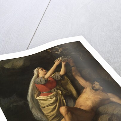Loki and Sigyn, 1863 by Anonymous