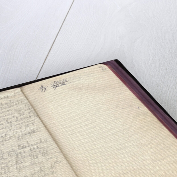 Last page from last diary of Empress Alexandra Fyodorovna, 1918 by Anonymous