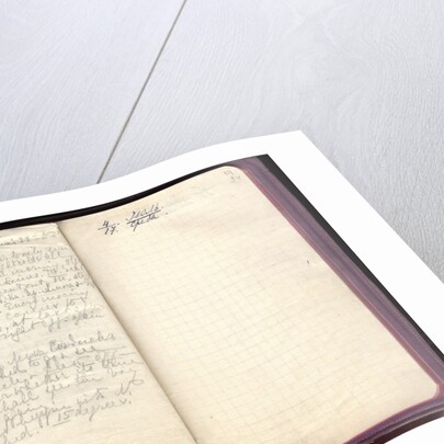 Last page from last diary of Empress Alexandra Fyodorovna, 1918 by Anonymous