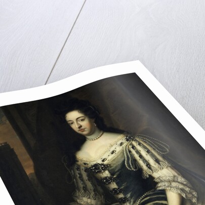 Portrait of Mary II of England by Anonymous