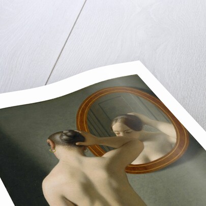 Nude from behind (Morning toilet), 1841 by Anonymous