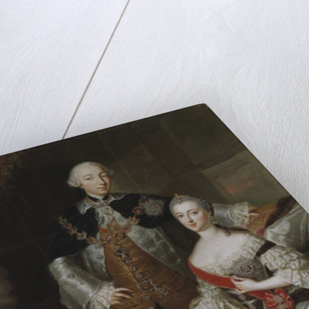 Portrait of Grand Duke Pyotr Fyodorovitch and Grand Duchess Catherine Alekseyevna, 1756 by Anonymous