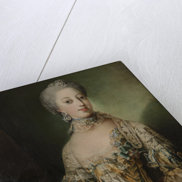 Portrait of Sophia Magdalena of Denmark, Queen of Sweden, 1766 by Anonymous