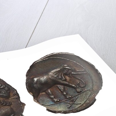 Coin of Hannibal Barca. Carthage. (Obverse: Hannibal, Reverse: Elephant), ca. 213-210 BC by Anonymous