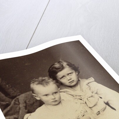 Portrait of Grand Dukes George Alexandrovich of Russia and Nicholas Aleksandrovich of Ru by Anonymous