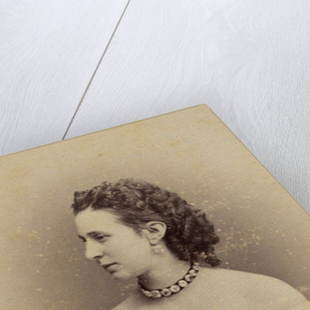 Portrait of Grand Duchess Alexandra Iosifovna of Saxe-Altenburg, ca 1865 by Anonymous