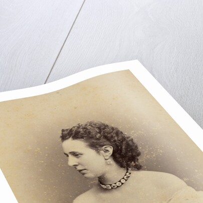 Portrait of Grand Duchess Alexandra Iosifovna of Saxe-Altenburg, ca 1865 by Anonymous