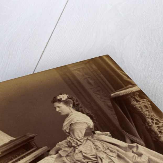 Portrait of Grand Duchess Alexandra Iosifovna of Saxe-Altenburg, 1874 by Anonymous