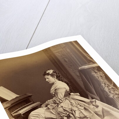 Portrait of Grand Duchess Alexandra Iosifovna of Saxe-Altenburg, 1874 by Anonymous