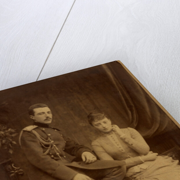 Grand Duke Michael Mikhailovich of Russia and Grand Duchess Anastasia Mikhailovna of Russia, c. 1880 by Anonymous