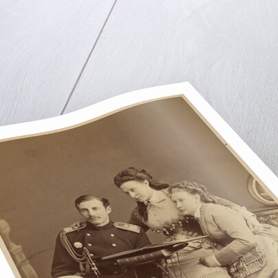Grand Duchess Alexandra Iosifovna, Grand Duke Nicholas Constantinovich and Grand Duchess Vera Consta by Anonymous