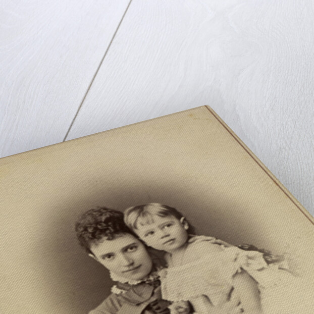 Grand Duchess Maria Fyodorovna, Princess Dagmar of Denmark with Daughter Xenia Alexandro by Anonymous