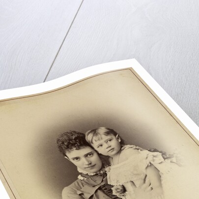 Grand Duchess Maria Fyodorovna, Princess Dagmar of Denmark with Daughter Xenia Alexandro by Anonymous