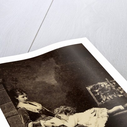 Grand Duchess Maria Fyodorovna with son, Nicholas Alexandrovich, 1872 by Anonymous