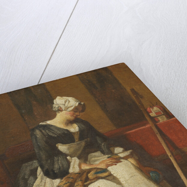 The Embroideress by Anonymous