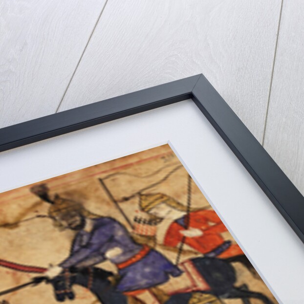 Illustration to the epic poem The Knight in the Panthers Skin by Shota Rustaveli, 17th century by Anonymous