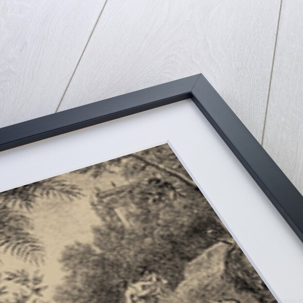 Vasco da Gama on the Island of Love. Illustration for The Lusiads by Luiz de Camoes, 1817 by Anonymous