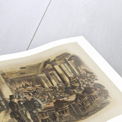 Scene at the Stock Exchange, New York In 1850, 1870s by Anonymous