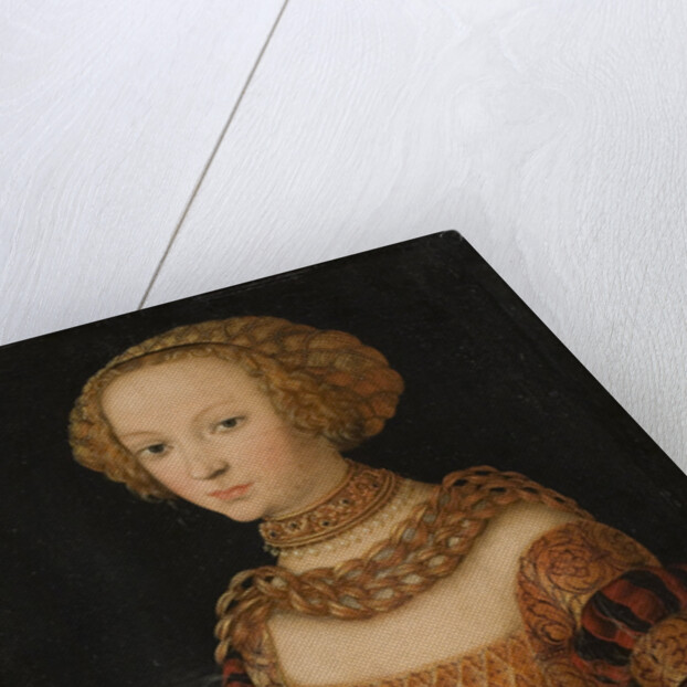 Portrait of a young woman. (Princess Emilie of Saxony?), ca 1537 by Anonymous