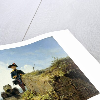 The Knitting Guard, 1855 by Anonymous