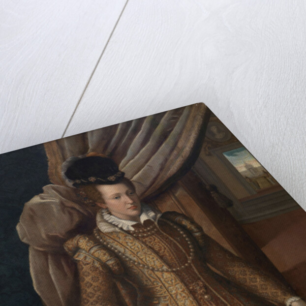 Portrait of Joanna of Austria, Grand Duchess of Tuscany, and her son Philip de Medici, by Anonymous