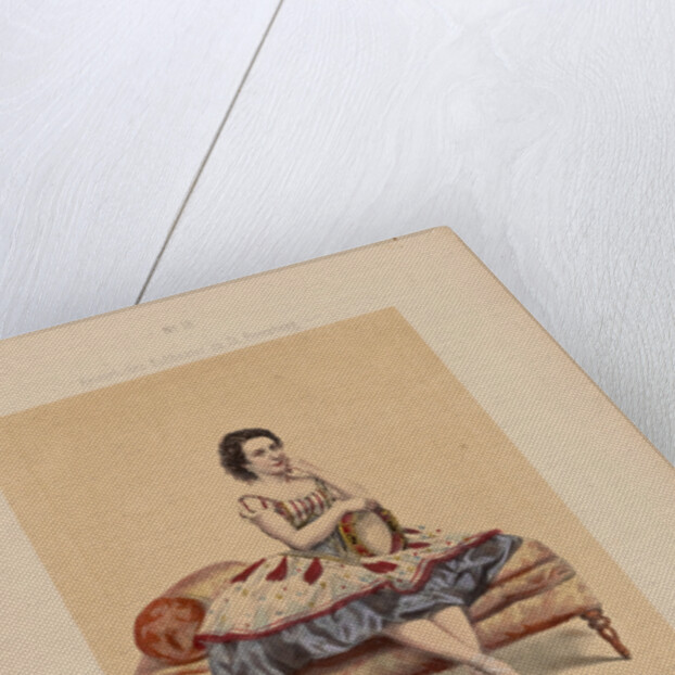 Prima ballerina Nadezhda Bogdanova as Esmeralda in the Ballet La Esmeralda by C. Pugni by Anonymous