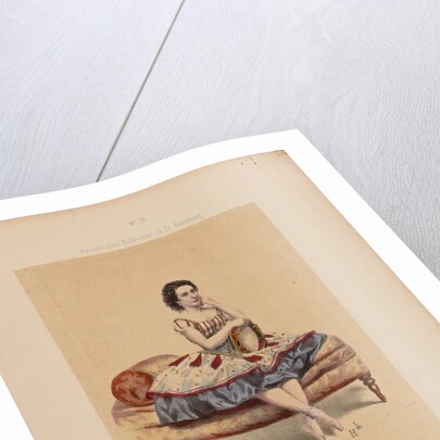 Prima ballerina Nadezhda Bogdanova as Esmeralda in the Ballet La Esmeralda by C. Pugni by Anonymous