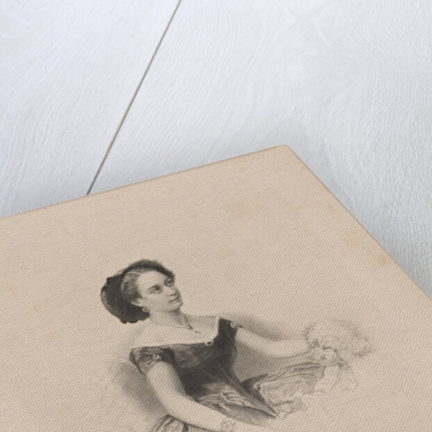 Prima ballerina Nadezhda Konstantinovna Bogdanova, 1850-1860 by Anonymous