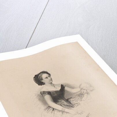 Prima ballerina Nadezhda Konstantinovna Bogdanova, 1850-1860 by Anonymous