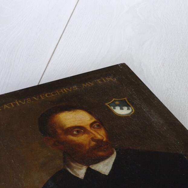 Portrait of the composer Orazio Vecchi, ca. 1587-1596 by Anonymous