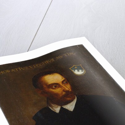 Portrait of the composer Orazio Vecchi, ca. 1587-1596 by Anonymous