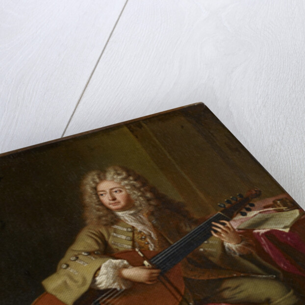 Portrait of the composer Marin Marais, 1704 by Anonymous