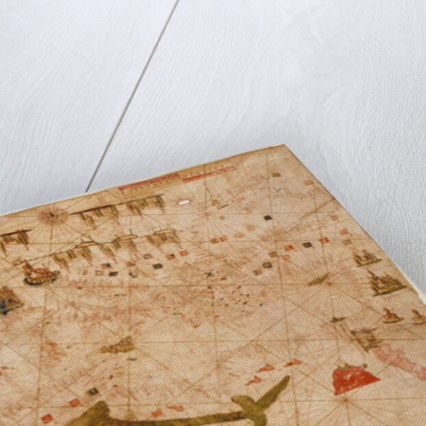 Nautical chart of the Mediterranean Sea, 1508 by Anonymous