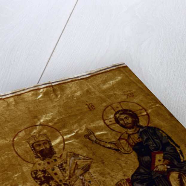 Alexius I Comnenus before Christ, 12th century by Anonymous